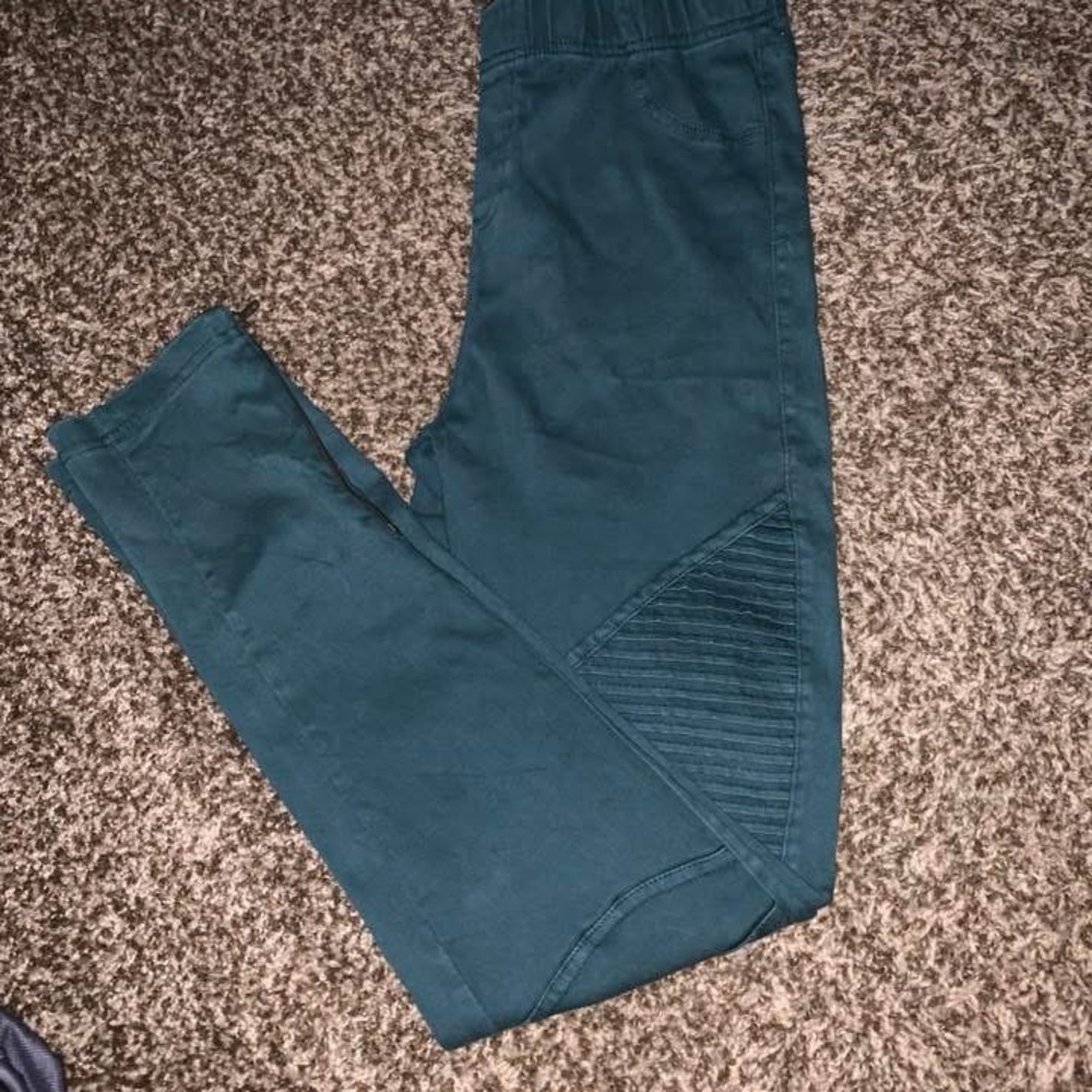 Beulah Teal Jeggings